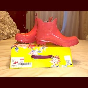 Joules Wellibob Rainboots in Red Sky